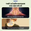 Gối massage cổ SKG P5 cao cấp, gối mát xa vùng cổ giúp ngủ ngon, giảm mệt mỏi, giảm đau mỏi cổ và vai hiệu quả