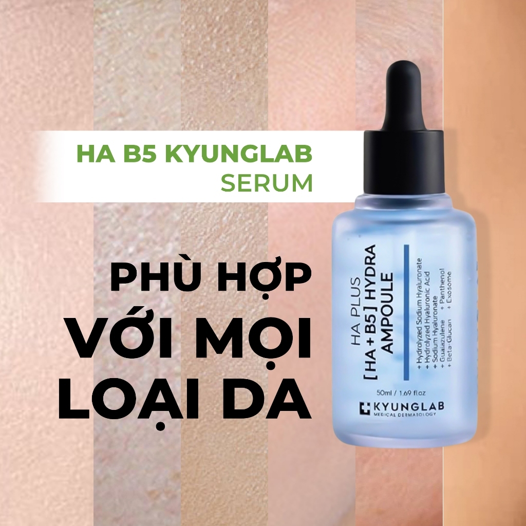 Ảnh Serum dưỡng ẩm HA B5 KyungLab phục hồi làm dịu da, dưỡng da căng bóng mịn màng 50ml 3