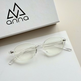 Kính mắt thời trang nam nữ ANNA nhựa dẻo dáng oval unisex cá tính OL 9072