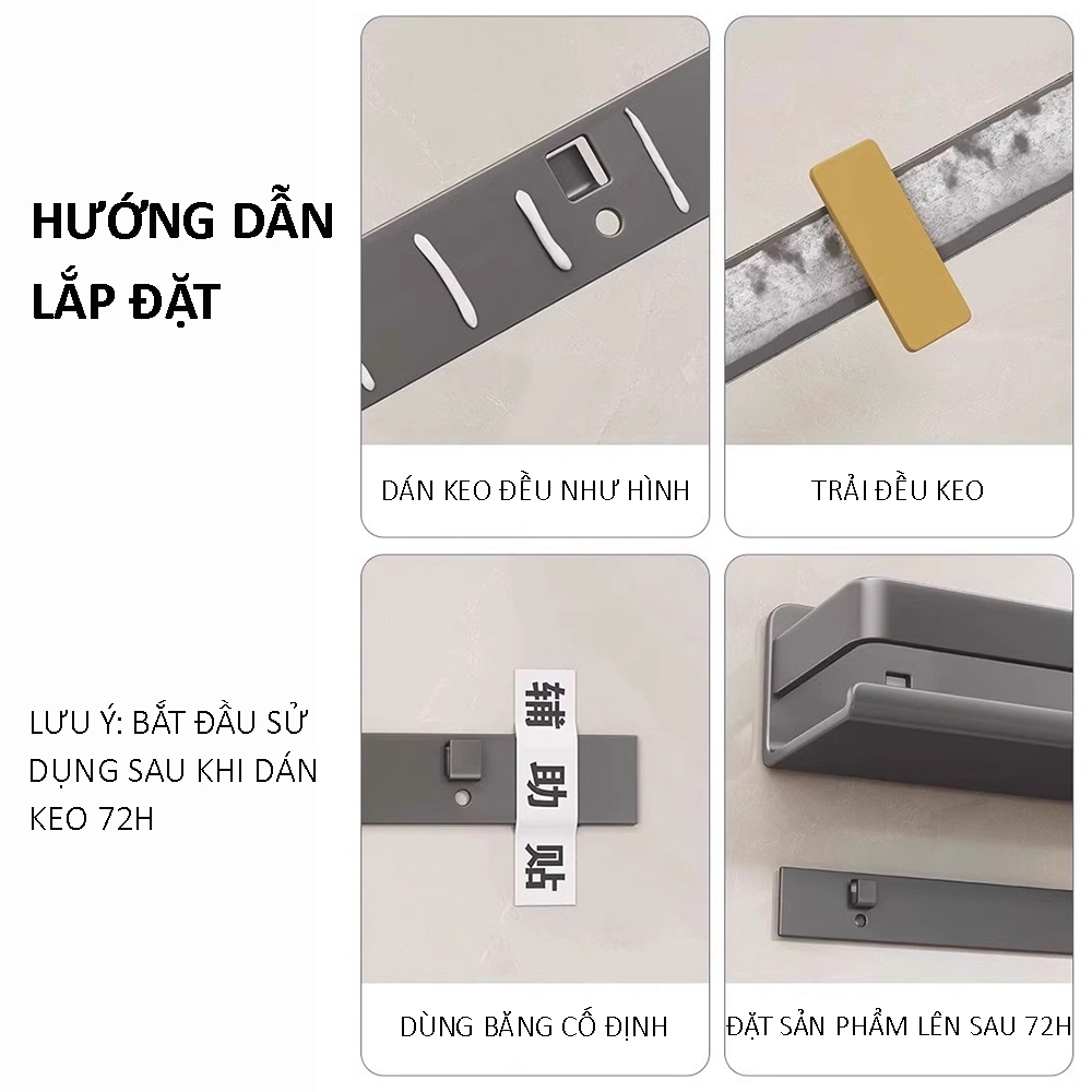 Kệ đựng đồ nhà bếp, kệ gia vị, kệ đựng đồ mỹ phẩm, chất liệu thép không gỉ phủ sơn tĩnh điện, đa năng tiện lợi