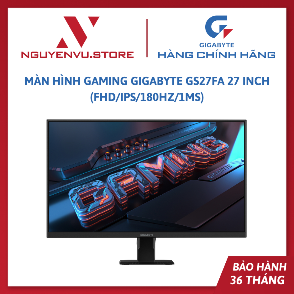 Màn hình Gaming Gigabyte GS27FA 27 Inch (FHD/IPS/180Hz/1ms) - Hàng ...