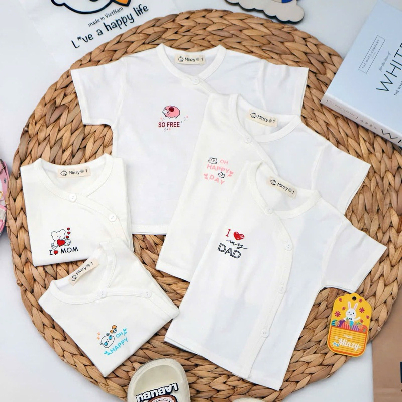 3-12kg Áo Tay Dài, Tay Ngắn Minky Mom Thun Lạnh Pettit Siêu Mềm