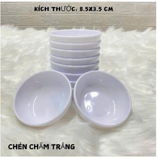 Bộ 10 Chén Bát Chấm, Đĩa Chấm Nhựa MELAMINE, Bát Đựng Gia Vị Nước Chấm, Chén Chấm Cho Nhà Hàng - Trường An VN