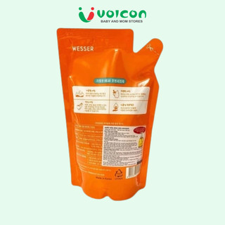 Nước Rữa Bình Sữa Wesser Chai/ Bịch 500ml,Ngăn Ngừa Chất Dơ ,Thành Phần Thiên Nhiên Cao Cấp