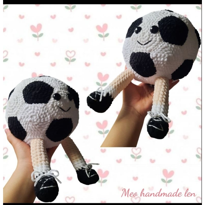 Bóng chuyền, bóng đá, bóng rổ bằng len handmade - crochet - amigurumi