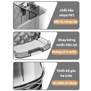Ống Đựng Đũa Muỗng Treo Tường Cốc Hút, Không Khoan Đục, Có Khay Hứng Nước Chống Ẩm Mốc, Kệ Đựng Đồ Đa Năng Treo Tường