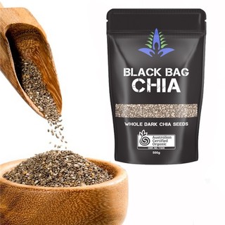 Hạt Chia Úc Organic Seeds Túi Đen 500g Cao Cấp Đặc Biệt Thực Phẩm Vàng Cho Sức Khỏe - Cô Thư Market