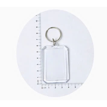 Móc Khóa Mica BEDO 2 Mặt Trong Suốt Cao Cấp - Phụ Kiện Treo Chìa Khóa, Balo, Túi Xách, Quà Tặng Cá Nhân