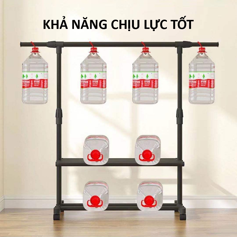 Giá treo quần áo, giá phơi đồ cao cấp, chất liệu thép phủ sơn tĩnh điện, chịu tải tốt đa năng, tiện lợi