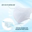 Combo 100 chiếc khẩu trang 9A Thịnh Phát Màu Trắng , Khẩu trang 9A Mask Màu Trắng cao cấp