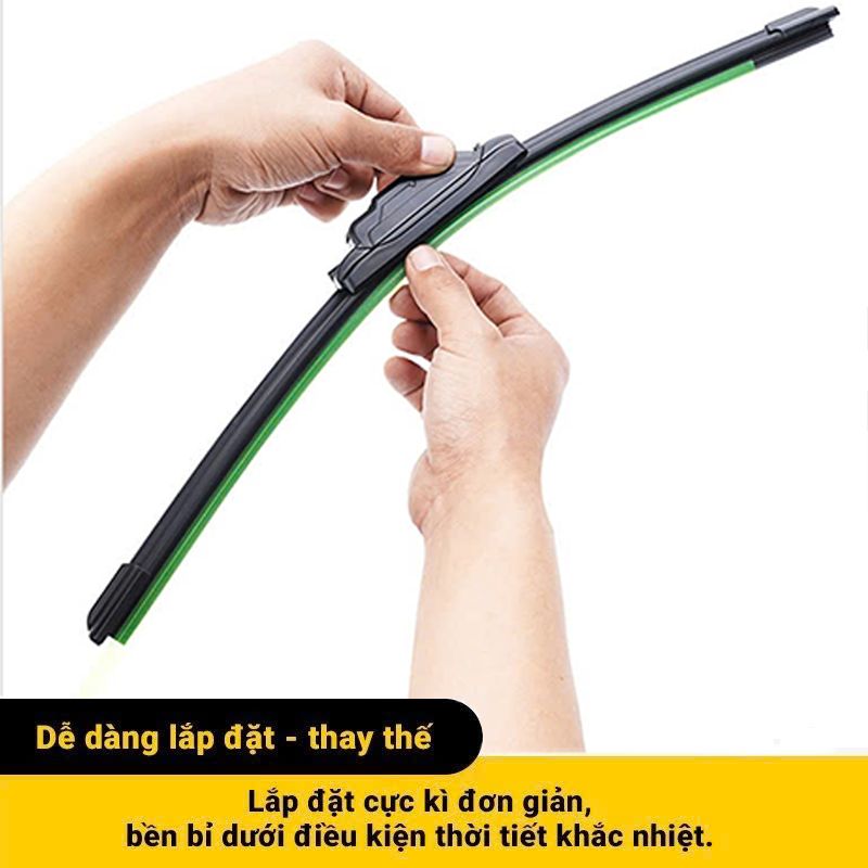 [KIA MORNING] Cần gạt mưa khung mềm xe chổi gạt mưa xe ô tô Kia Morning, gạt kính xe ô tô, thanh gạt nước mưa
