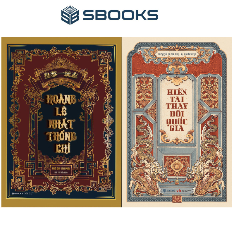 Sách Combo 2 Cuốn : Hoàng Lê Nhất Thống Chí + Hiền Tài Thay Đổi Quốc Gia - Sbooks Store