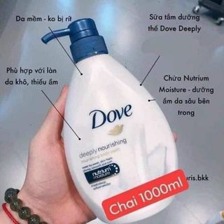 Sữa tắm Dove dưỡng chất siêu thấm 1000ml Thái Lan - CÔ THƯ MARKET