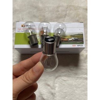 Hộp 10 bóng đèn xi nhan 1 tim 2tim điện 12v  và 24v (2 tim)