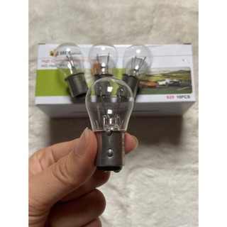 Hộp 10 bóng đèn xi nhan 1 tim 2tim điện 12v  và 24v (2 tim)
