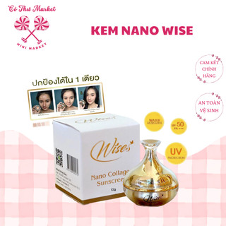 [ MẪU MỚI ] Kem chống nắng WISE Nano Collogen trắng da ban ngày Thái Lan - CÔ THƯ MARKET