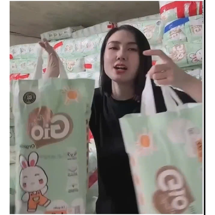 TÃ BỈM QUẦN BABY GIO ORGANIC CHO BÉ - MIỄN SHIP 50 MIẾNG (1 BỊCH )