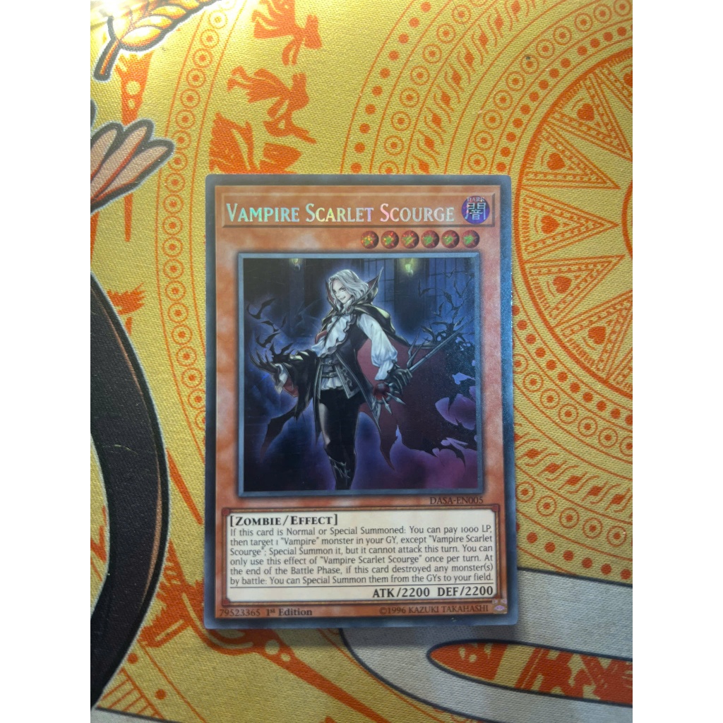 Thẻ Bài Yugioh chính hãng | Vampire Scarlet Scourge - DASA-EN005 ...