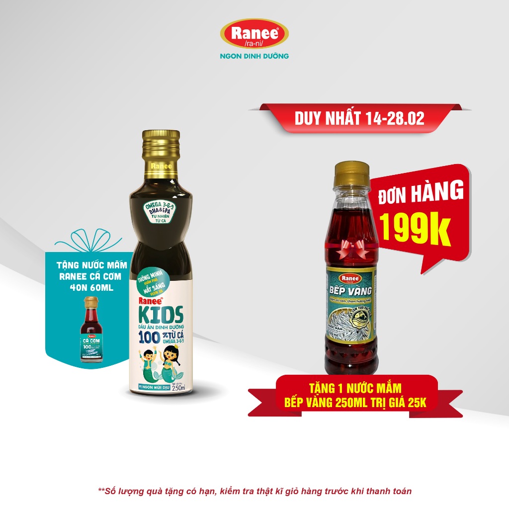 Dầu cá hồi Ranee Kids