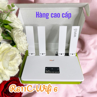 Cục phát wifi từ sim 4g R611-C tích hợp wifi 6 chạy bền bỉ 24/24