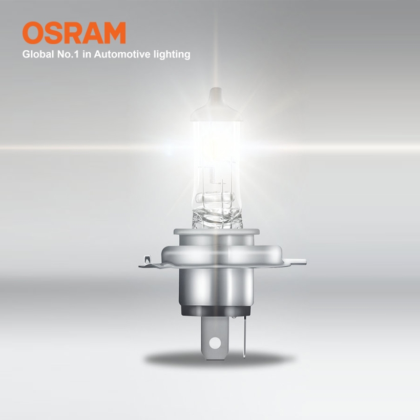Bóng Đèn Halogen OSRAM Super Bright Premium Dùng Cho Xe ô Tô Xe Máy Chân H4 62204SBP 12V 100/90W - 4800K 2900/1700LM