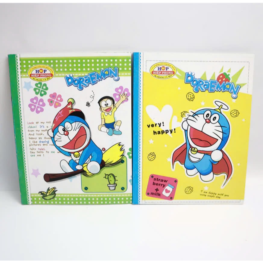 (Lốc 10 quyển) Tập vở Học sinh 96 trang Thường HP doraemon (ĐL 52gsm) 4 ...