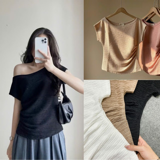 Áo thun nữ Nhỏ Clothing tay ngắn cổ tròn vải xốp nhật mềm mại có thông hơi thoáng mát A267