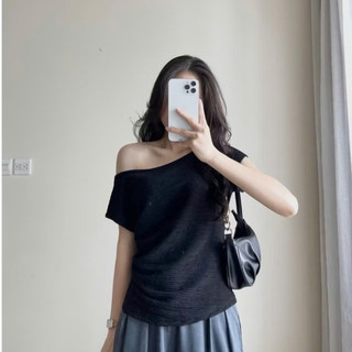 Áo thun nữ Nhỏ Clothing tay ngắn cổ tròn vải xốp nhật mềm mại có thông hơi thoáng mát A267