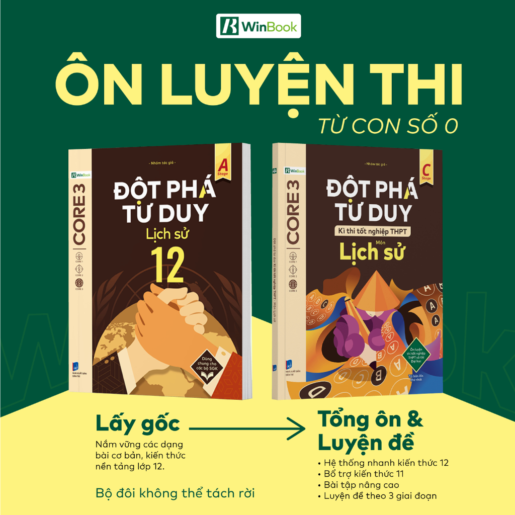 Ảnh Bộ 2 cuốn Đột phá tư duy Lịch sử 12 & Đột phá tư duy kì thi tốt nghiệp THPT môn Lịch sử 2