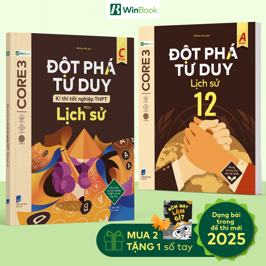 Ảnh Bộ 2 cuốn Đột phá tư duy Lịch sử 12 & Đột phá tư duy kì thi tốt nghiệp THPT môn Lịch sử 1