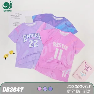 Bộ Cộc Bé Gái Năng Động Dokma DB2646 DB2647 DB2757 DB3032 DB3037