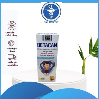 Siro Tăng Đề Kháng Cho Bé Ninos Betacan (100ml) Phòng Ngừa Ốm Vặt, Cải Thiện Hệ Miễn Dịch Hô Hấp Cho Trẻ
