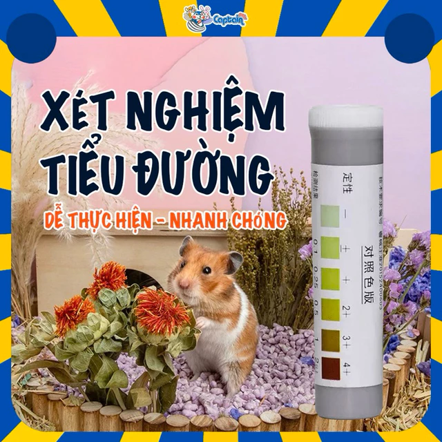 Que xét nghiệm Tiểu đường cho Hamster (20 que)