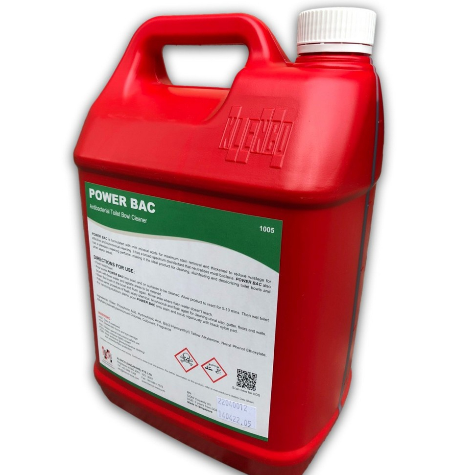 Nước Tẩy Bồn Cầu Cọ Rửa Nhà Vệ Sinh Klenco Power Bac-5L Chính Hãng Nhập ...
