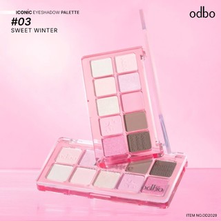 Bảng Mắt Odbo Iconic Eyeshadow Palette 10 Ô OD2029
