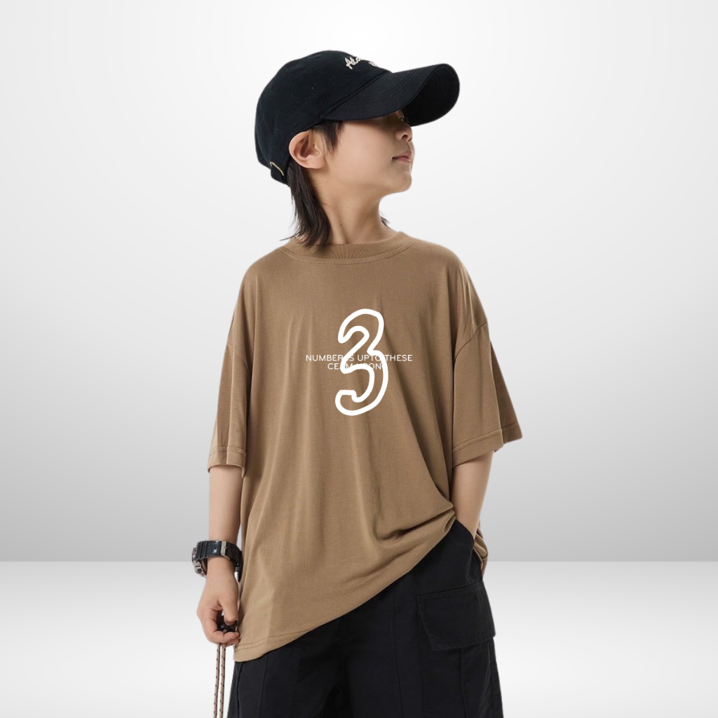 Áo Thun Ngắn Tay Mùa Hè Cho Bé Trai, Bé Gái In Hình Năng Động, Cổ Tròn B628 | JJ Kids Fashion