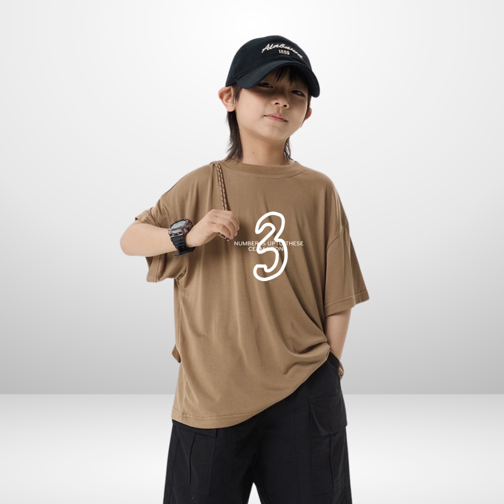 Áo Thun Ngắn Tay Mùa Hè Cho Bé Trai, Bé Gái In Hình Năng Động, Cổ Tròn B628 | JJ Kids Fashion