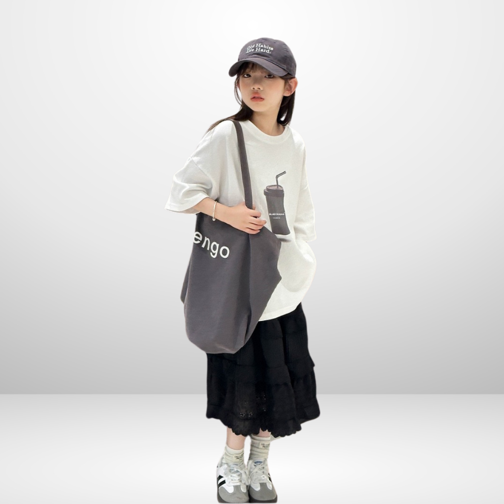 Áo Thun Ngắn Tay Cho Bé Trai, Bé Gái In Hình Năng Động, Cổ Tròn | JJ Kids Fashion