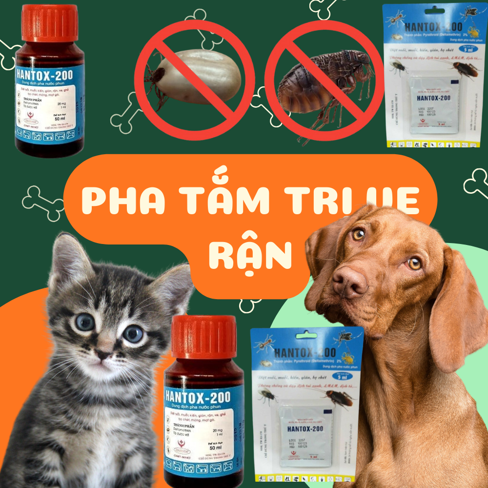 Hantox 200 loại bỏ ve rận giá rẻ