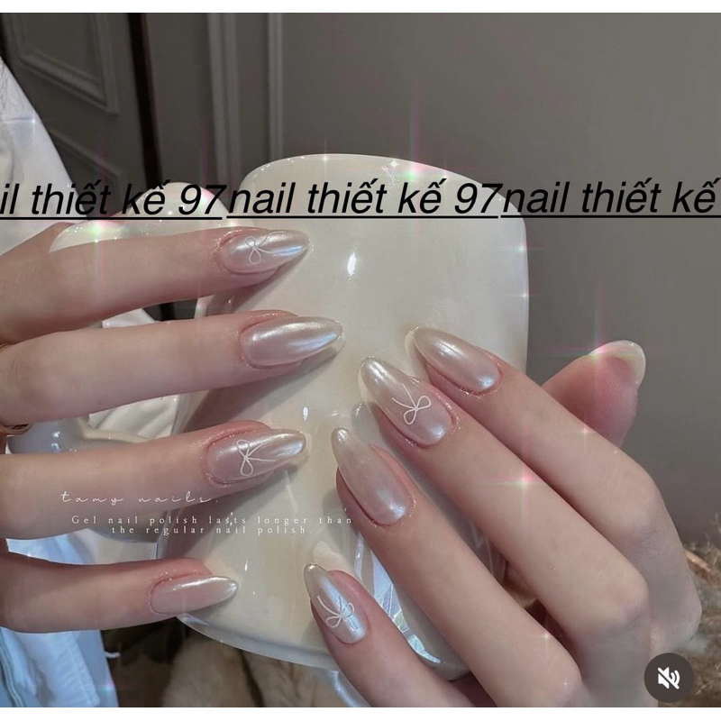 ( hỏa tốc) NAIL BOX MÓNG UP TRÁNG GƯƠNG THẠCH GẠO STICKER NƠ
