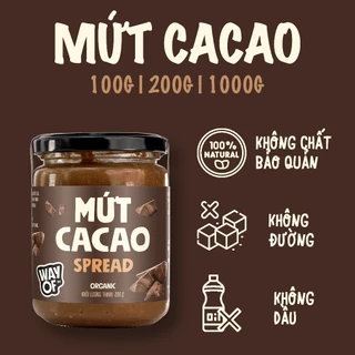 WayOf | Bơ Hạt Điều Socola, Ăn Kiêng, Không Đường | Eat Clean | Cashew Chocolate Butter