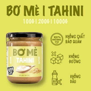 WayOf | Bơ Mè Tahini | Ăn Kiêng, Không Đường, Bổ Sung Canxi | Eat Clean | Seasame Butter