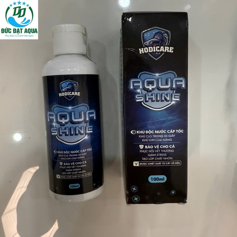 AquaShine HODICARE - khử clo và kim loại nặng, phục hồi vết thương, phòng cá bị stress, giảm độc tố trong nước cho cá 5