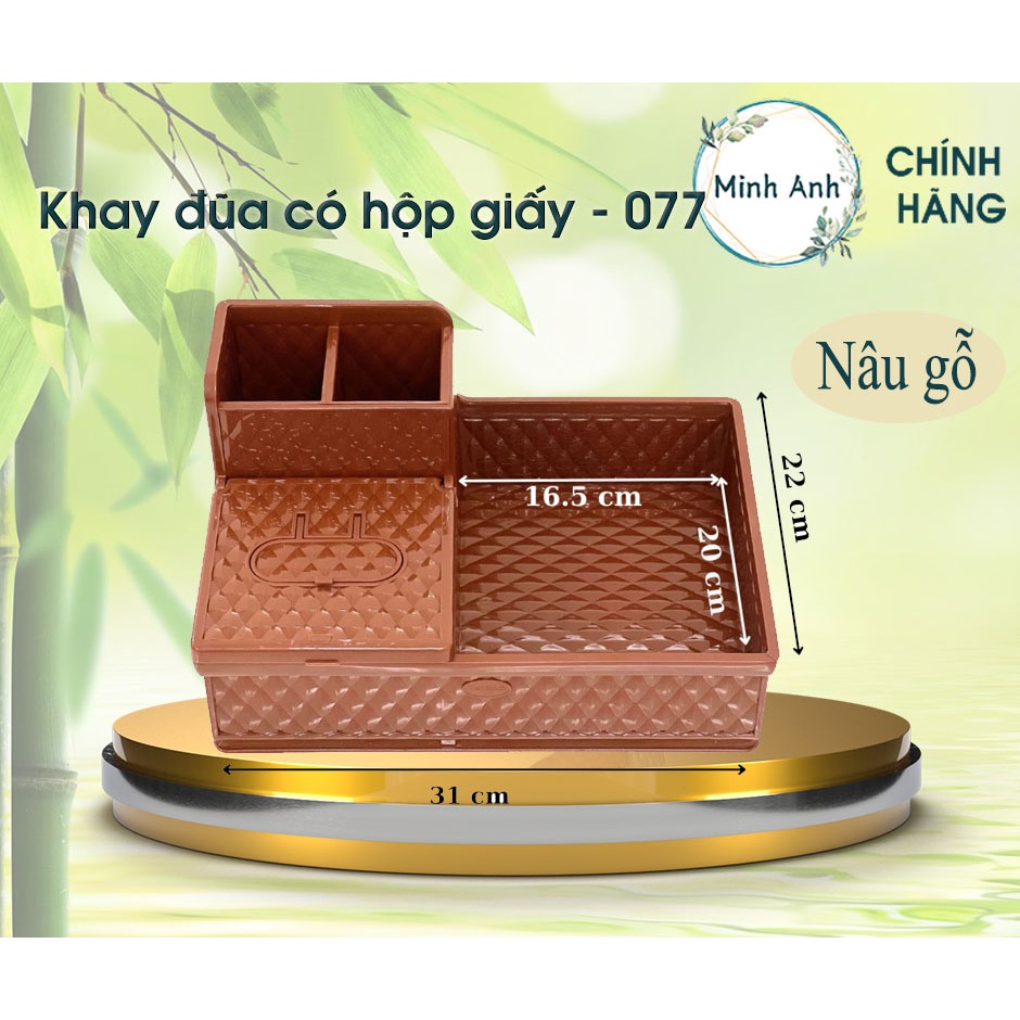 [ XUẤT VAT ] [ Hỏa tốc ] Khay đũa muỗng quán ăn, có hộp giấy, nhựa, tốt nhất 078 - 077 khay dua đẹp