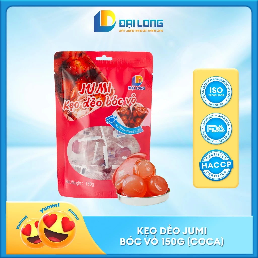 JUMI Kẹo dẻo bóc vỏ Coca 150g
