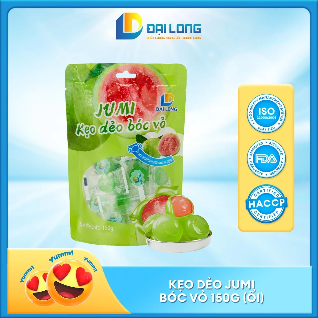 JUMI Kẹo dẻo bóc vỏ Ổi 150g