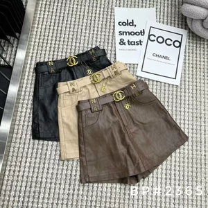 Quần short đùi da kèm dây lưng trẻ trung năng động -FB19
