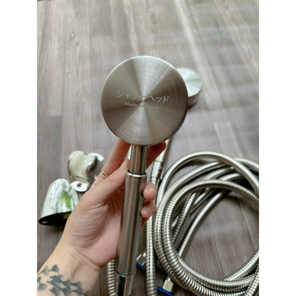 Vòi Hoa Sen Nhà Tắm Nóng Lạnh INOX 304 Chịu Nhiệt Tốt Tăng Áp Lực Nước Có Kèm Dây 1,5m