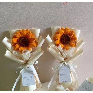 Bó Hoa Hướng Dương 1 Bông Siêu Xinh , Hoa Kẽm Nhung Quà Tặng