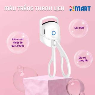 Máy uốn cong lông mi giúp làm cong, giữ nếp mi lâu, Bấm mi điện uốn mi với hai chế độ nhiệt.